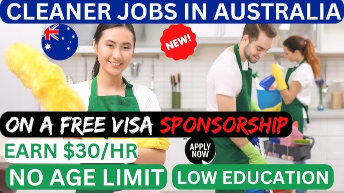 $2,500 Officer Cleaner Job in Australia with Free Visa Sponsorship 2026 – Apply Now